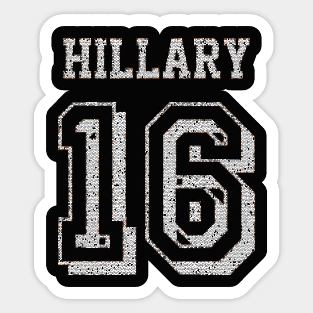 Hillary Clinton Sticker by ESDesign